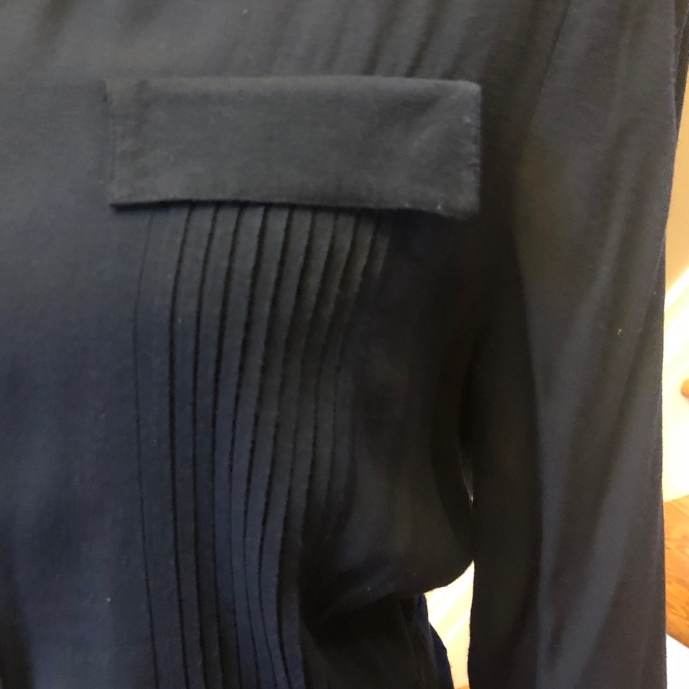 Boden Navy Long-Sleeve Shirt Dress - Picture 2 of 7